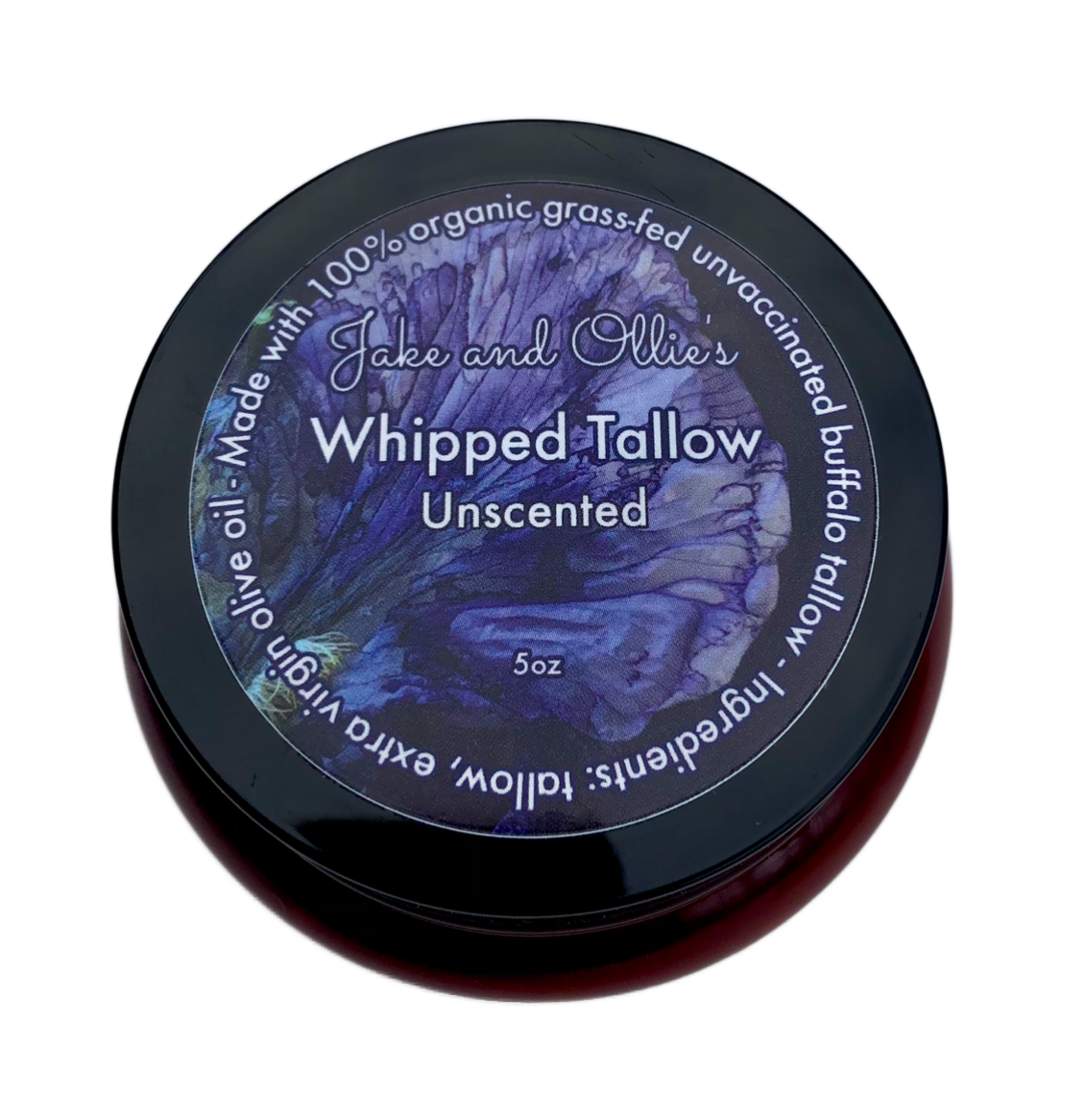 Whipped Tallow Cream - Unscented 5 oz