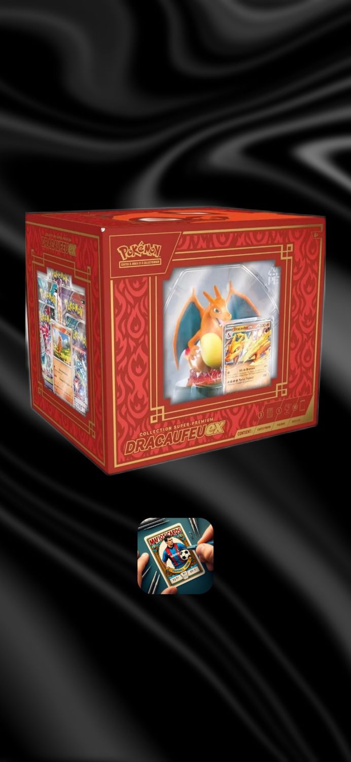 coffret pokemon DRACAUFEU Super premium FR