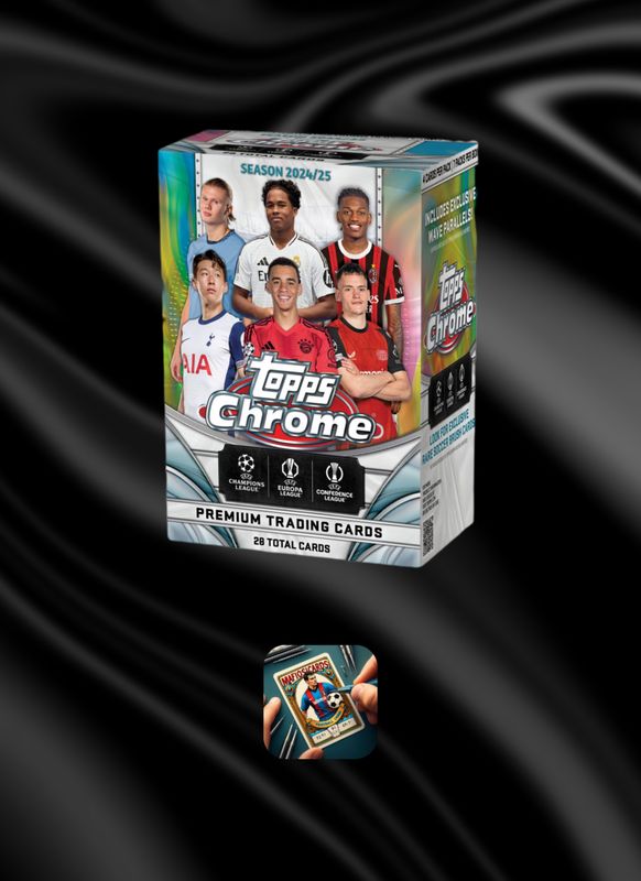 Topps chrome soccer uefa 2024/25 -blaster-