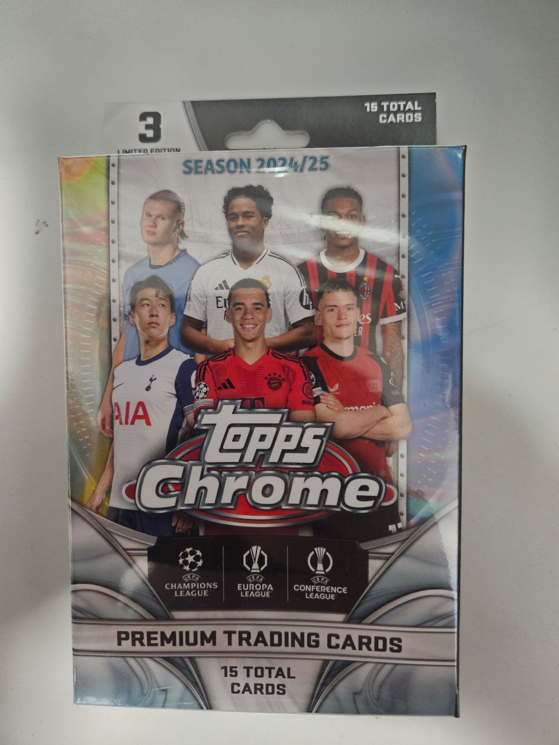 Topps chrome soccer 2024/25 hanger box