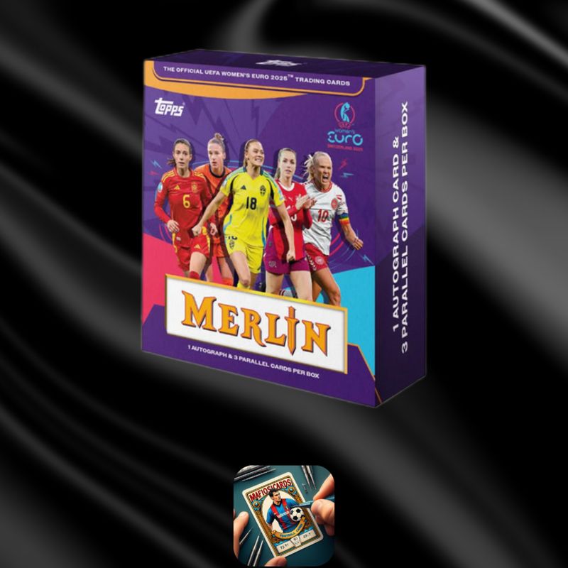 2025 Topps Merlin UEFA Women’s Euros Soccer Hobby Box