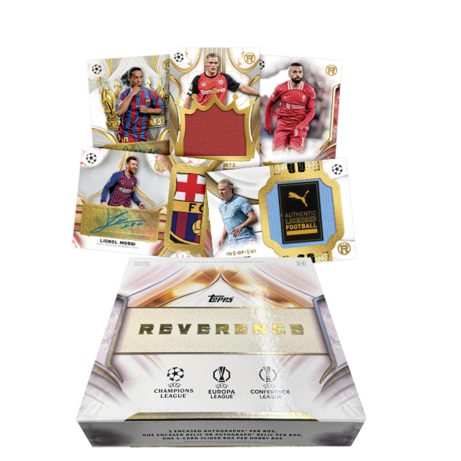 Topps reverence box uefa club competition soccer 2024-25