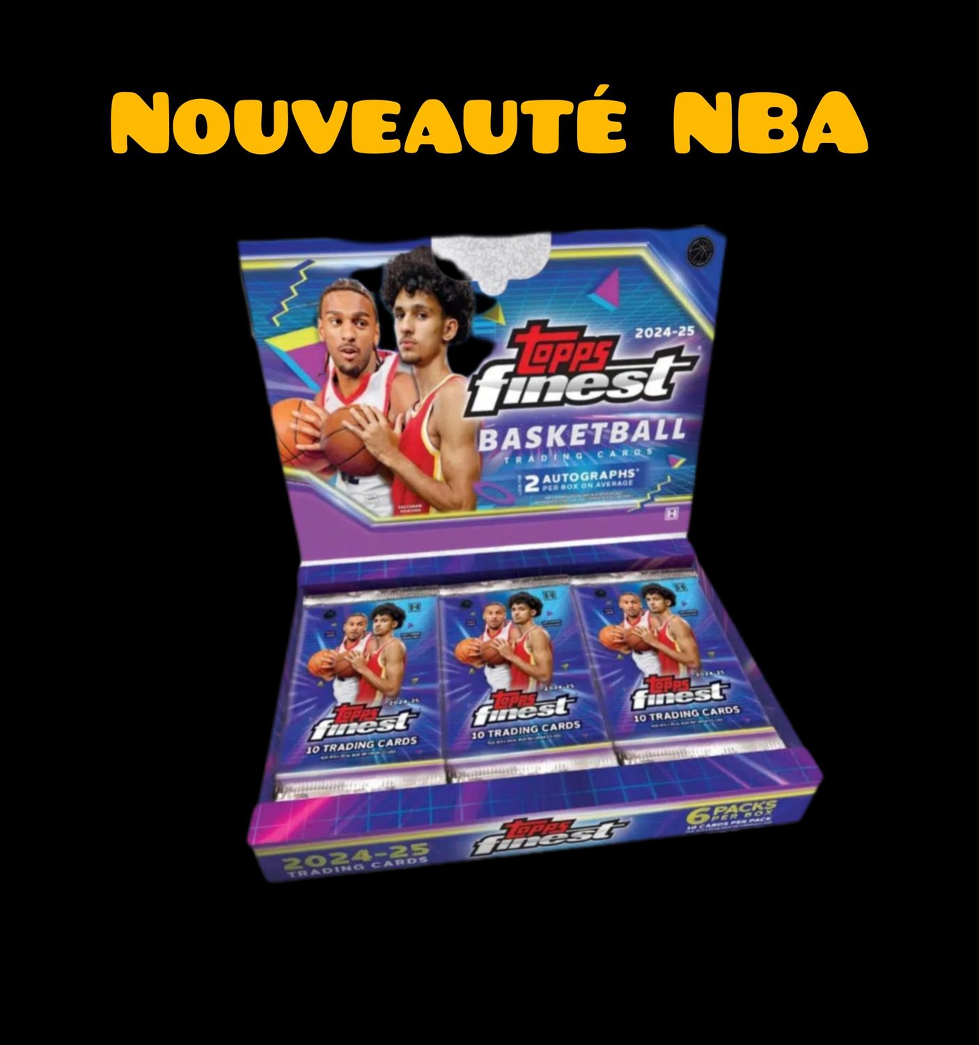 Topps finest basketball hobbybox 2024-25
