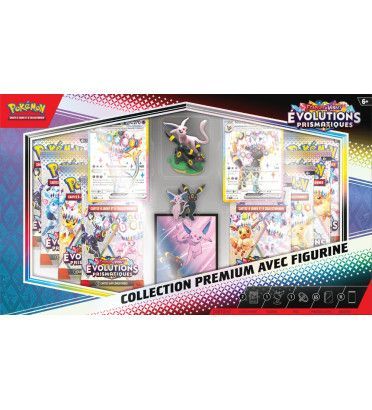 COLLECTION PREMIUM AVEC FIGURINE EV8.5 / CARTE POKEMON VF