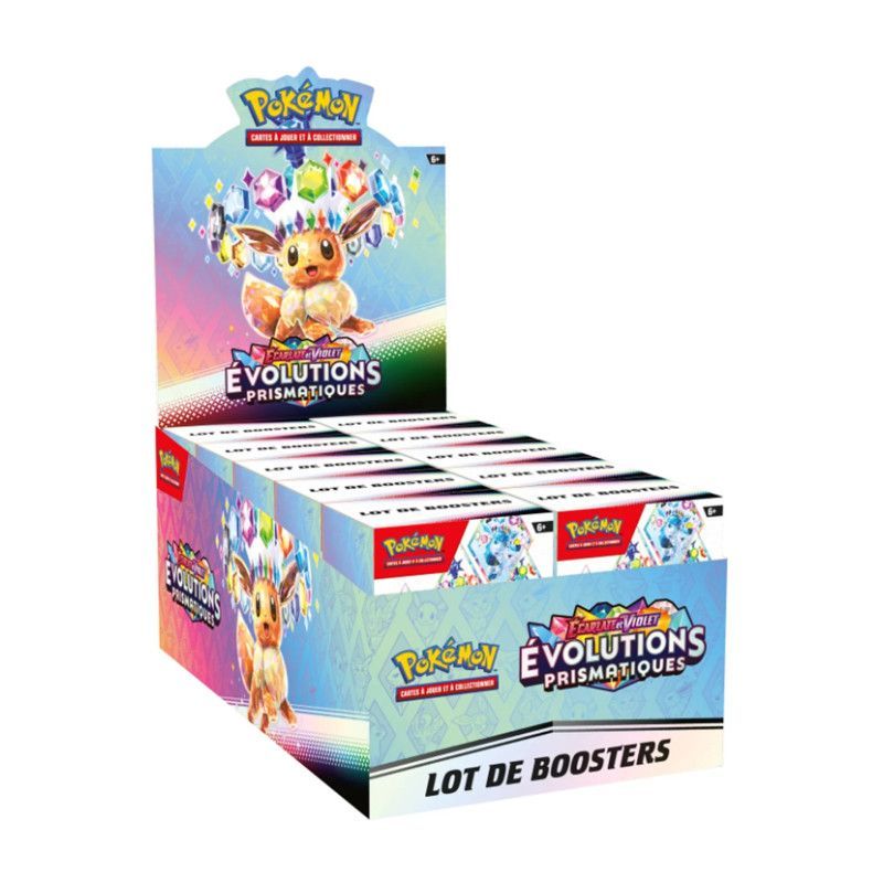 DISPLAY BUNDLE DE 6 BOOSTERS EVOLUTIONS PRISMATIQUES EV8.5 / CARTE POKEMON VF