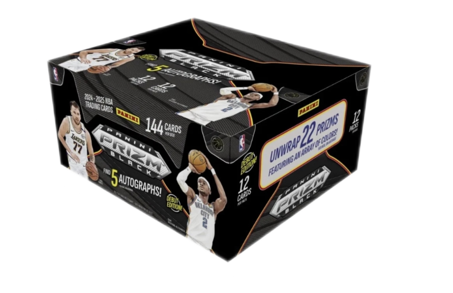 Panini prizm black 2024/25  hobbybox pre-commande 
