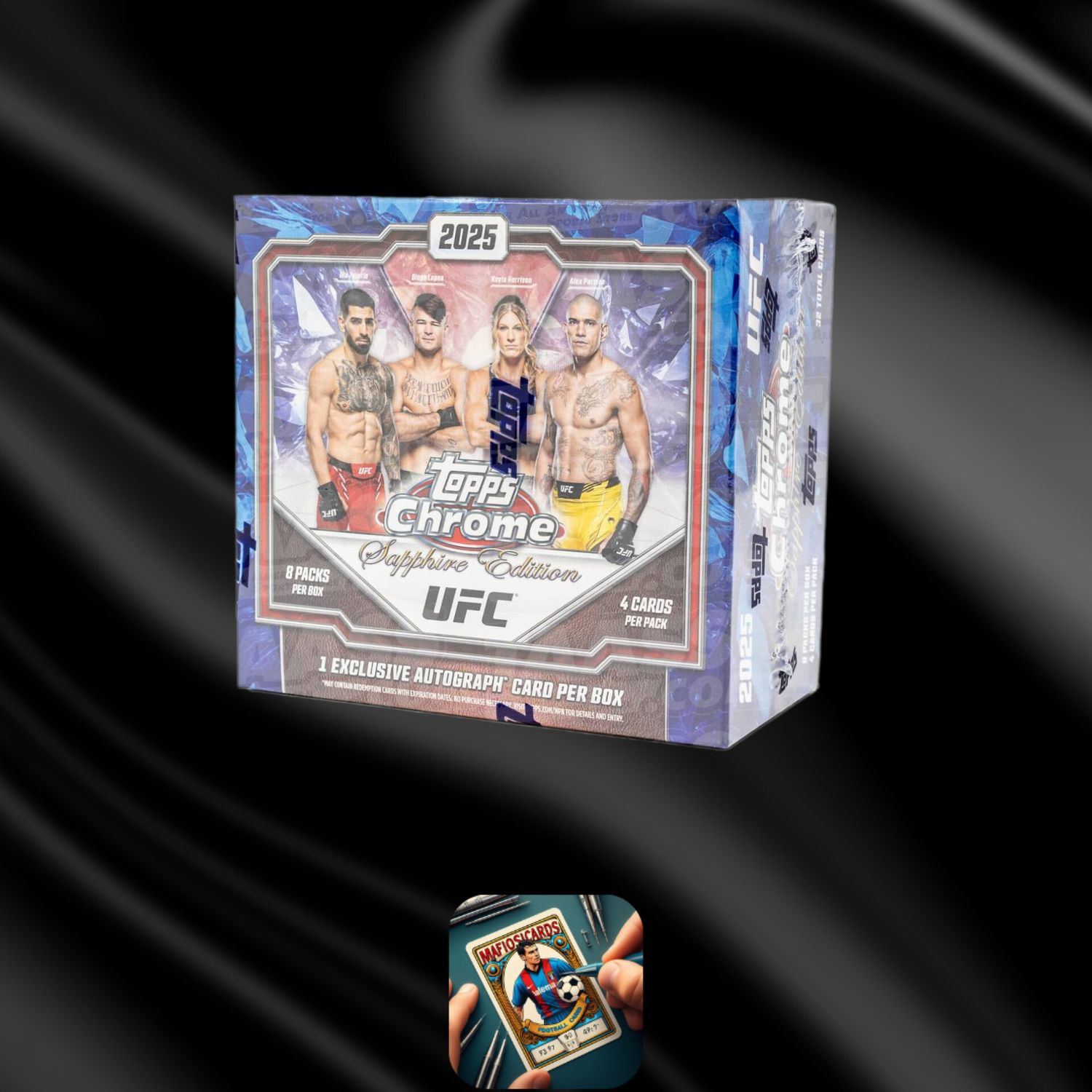 Topps chrome sapphire ufc 2025