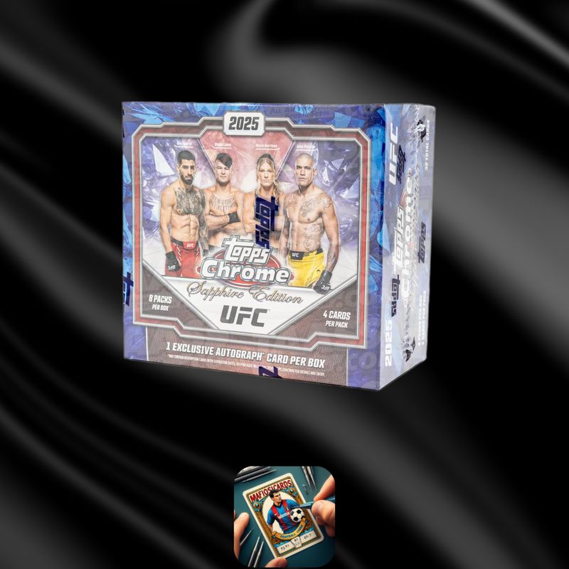 Topps chrome sapphire ufc 2025