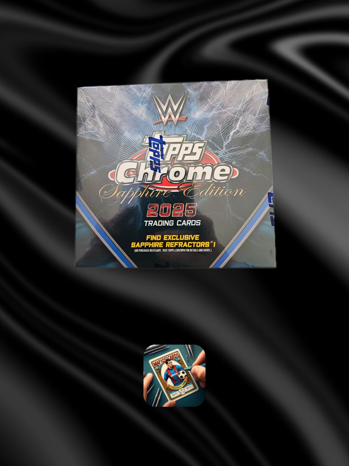 Topps chrome wwe sapphire édition lutte