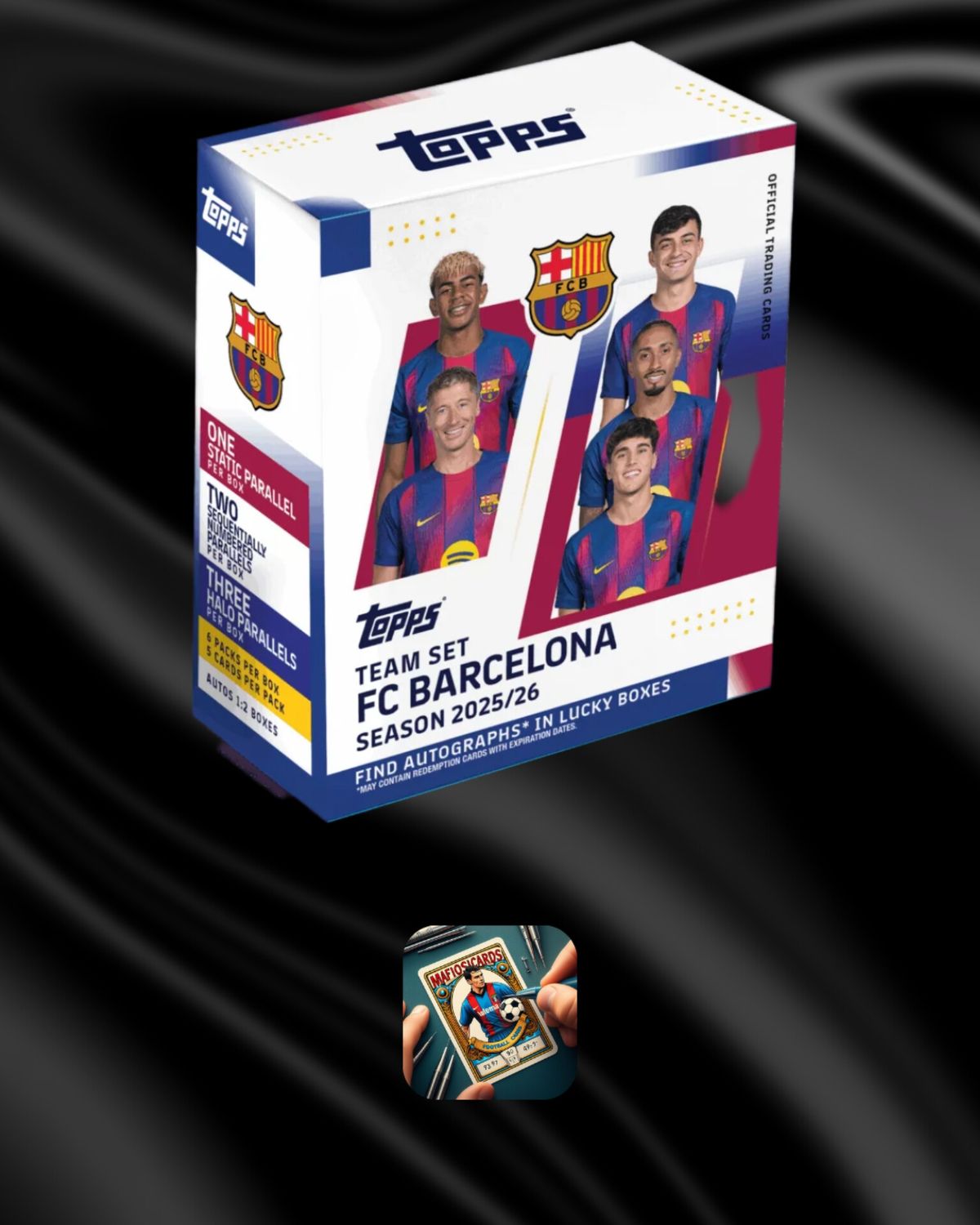 Topps team set BARCELONE 2025-26
