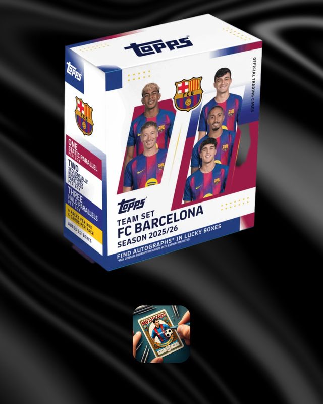 Topps team set BARCELONE 2025-26