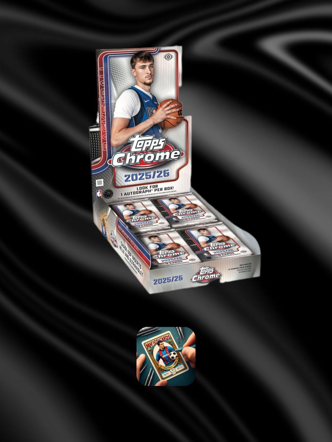Pré-commande TOPPS CHROME NBA 2025-26 hobby box