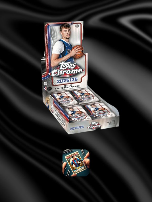 Pré-commande TOPPS CHROME NBA 2025-26 hobby box