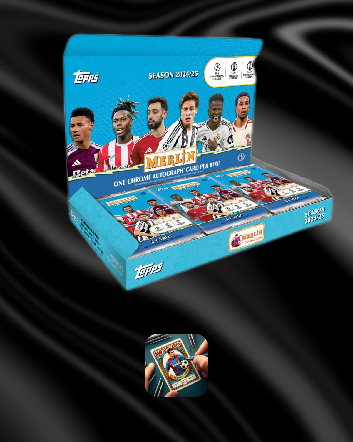 Topps Merlin UCC SOCCER 2025-26 HOBBY BOX