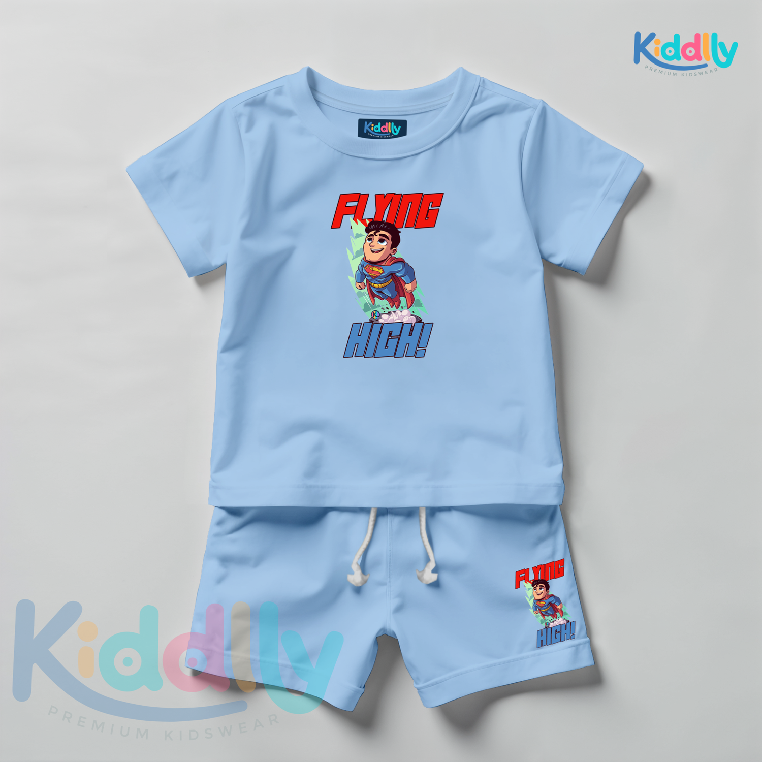 Graphic Tee &amp; Shorts Set - Theme: Flying High