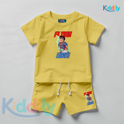 Graphic Tee &amp; Shorts Set - Theme: Flying High