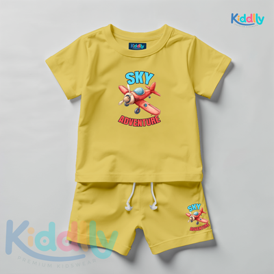 ​Graphic Tee &amp; Shorts Set - Theme: Sky Adventure