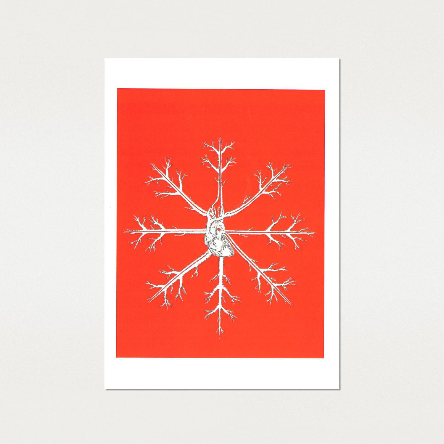 Christmas Card - Snowflake - Portrait