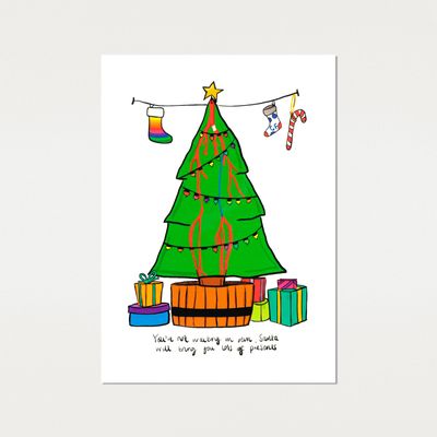 Christmas Card - Tree - portrait