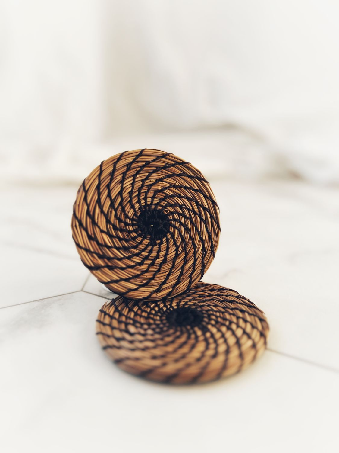 Pine Needle Coasters (Set of 2)