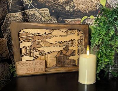 Personalized wooden legacy box