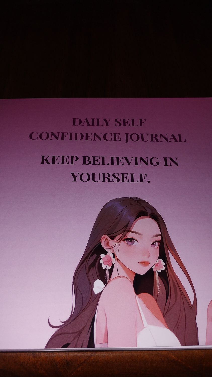 Daily Self Confidence Journal  Keep Believing In Yourself
