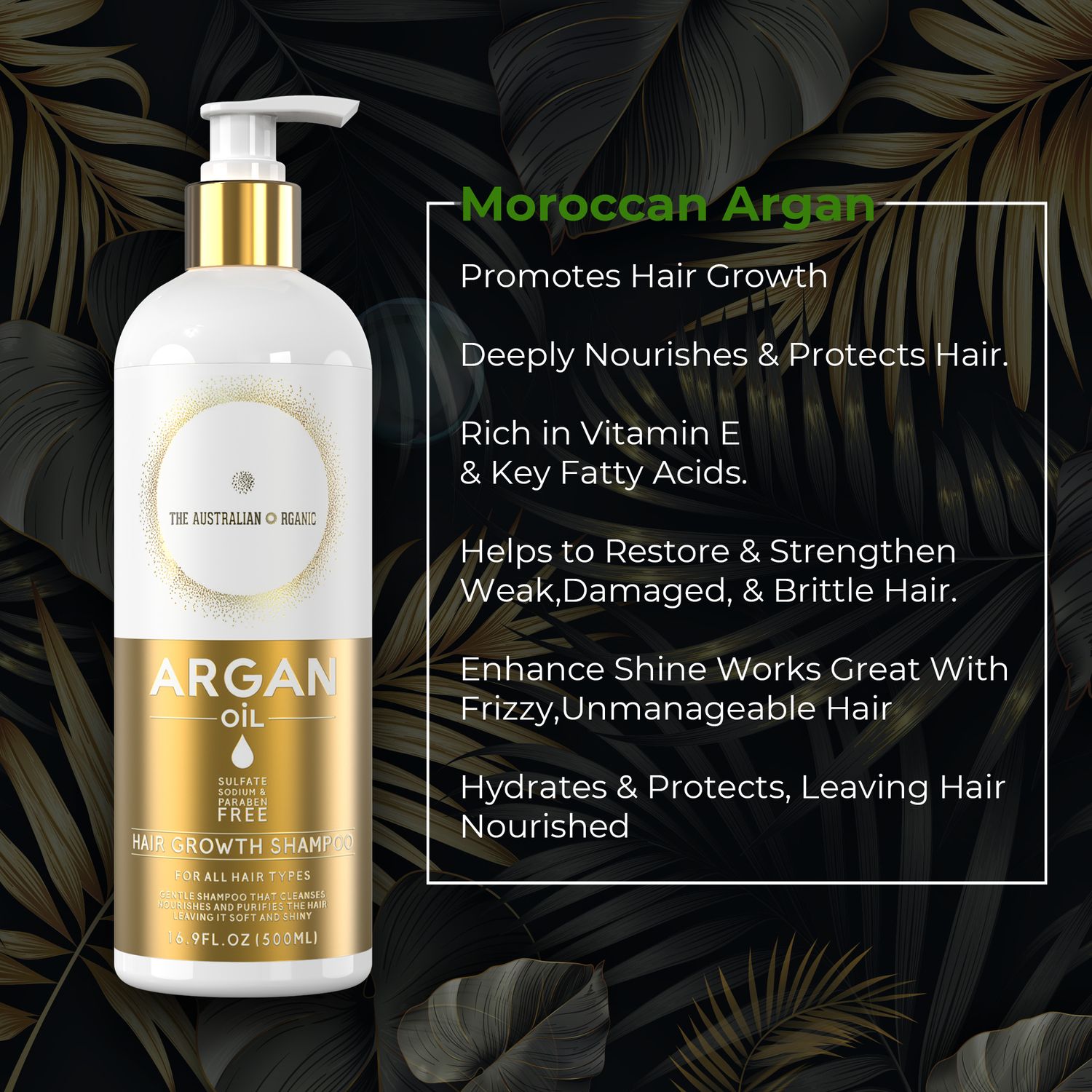Strength &amp; Vitality: Stop Hair Loss &amp; Promote Growth for Aged Hair 500ml