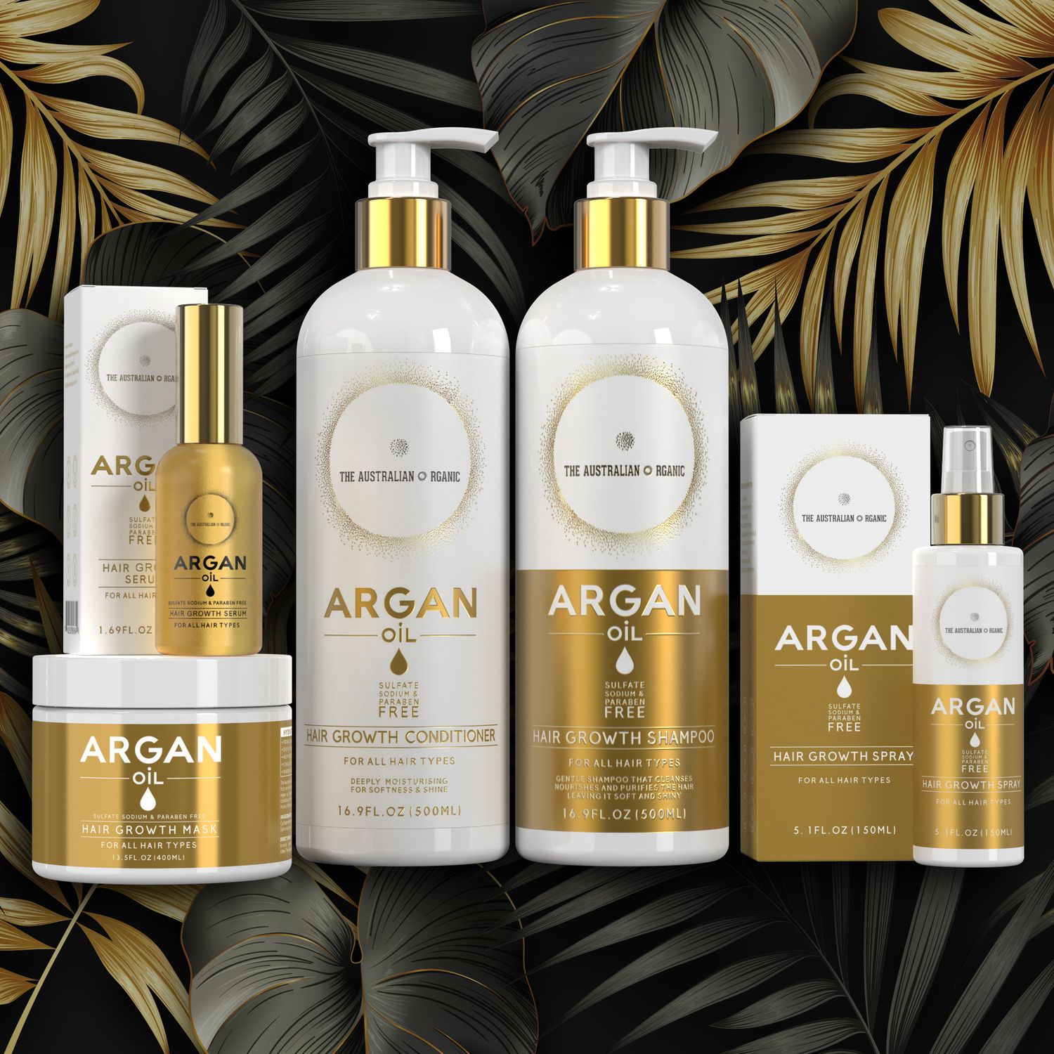 Stop Hair Loss &amp; Fast Hair Growth for Dry Aged Hair Type - 10 Minute Miracle - Mega Bundle