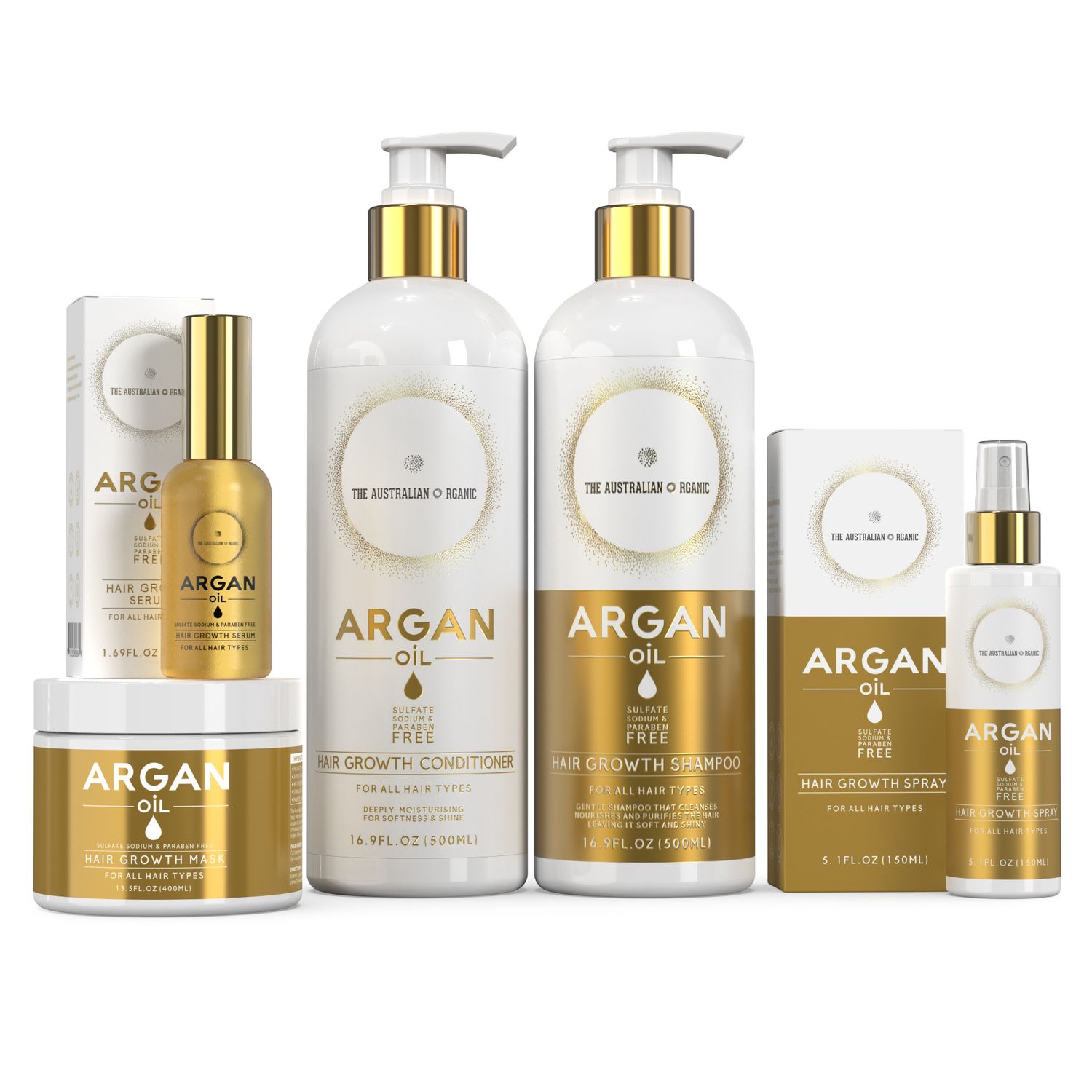 Stop Hair Loss &amp; Fast Hair Growth for Dry Aged Hair Type - 10 Minute Miracle - Mega Bundle