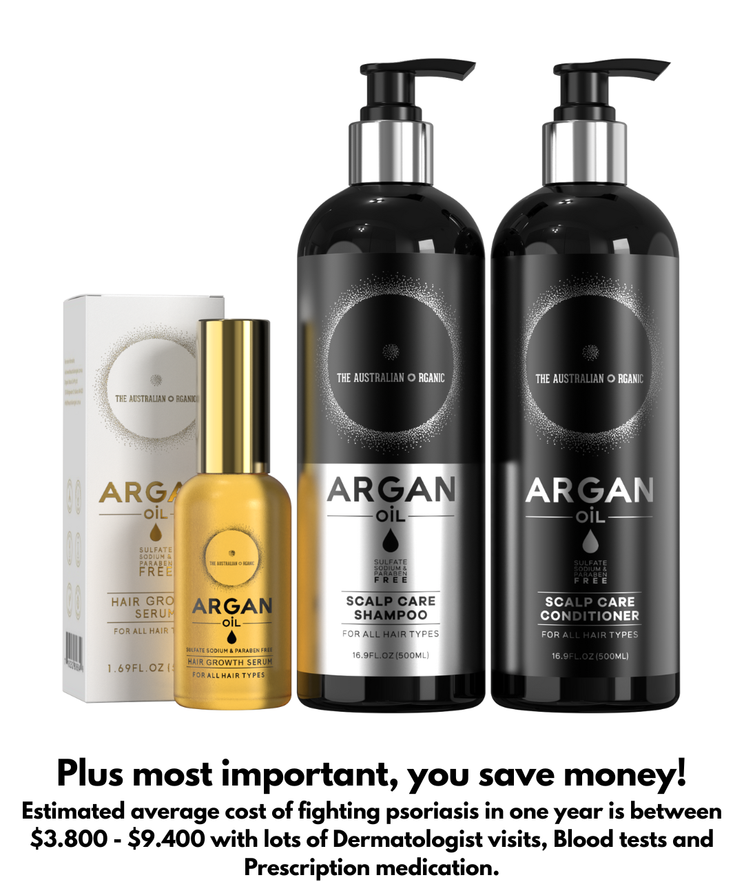 Scalp Care For Your: Psoriasis, Eczema, Itching, Sores, Scabs &amp; Dandruff - 10 Minute Miracle - Complete Bundle