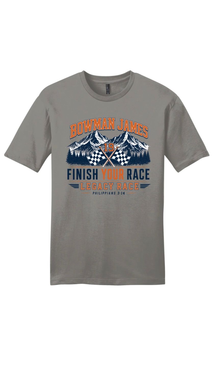 PRE ORDER Official 2026 Bowman James Legacy Race Shirt