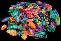 One quarter pound of assorted dyed Coquina shells, each measuring 1/2 inch or less. ******