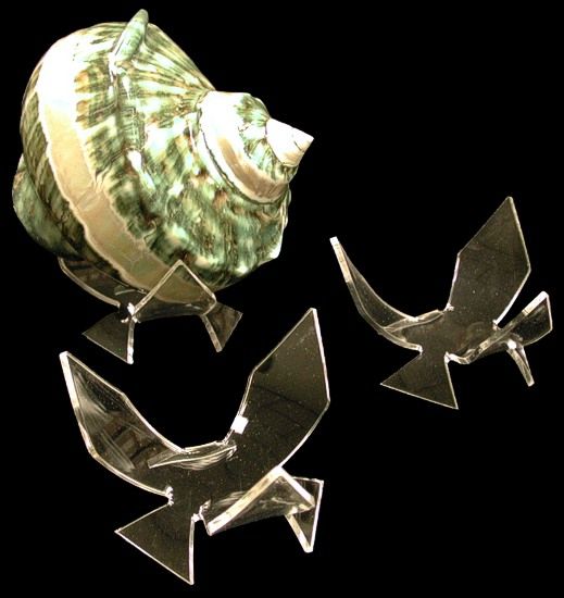 Three Prong Display Stand measuring 4" Sold Each