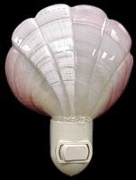 Codacia Flower Shell Nitelite measuring 3"  Sold Each