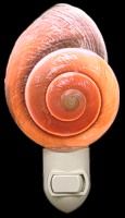 Muffin Snail Shell Hand Crafted Nitelite measuring 3" Sold Each