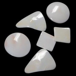 Natural Assorted Pink Conch Shell Cuts measuring 1 1/2" Sold Each