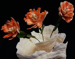 Luhanus Shell Flower Stem 10"  Sold Each
