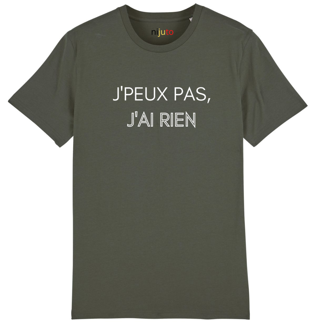 J&#39;peux pas, j&#39;ai...