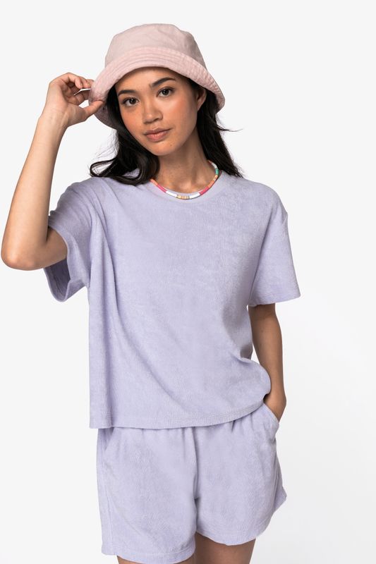 T-shirt éponge dame