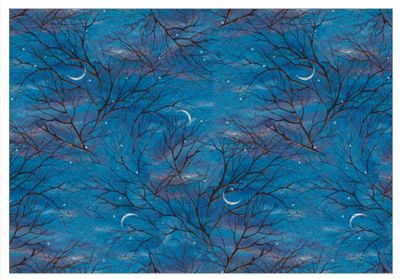 Autumn Retreat - Trees and Moon