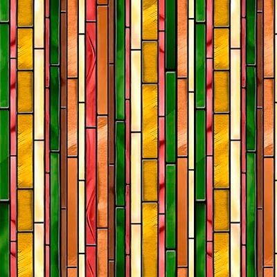 Tree of Life Burnt Orange Striped