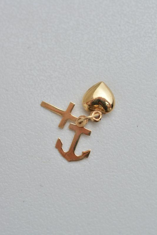 Miniature Faith, Love & Hope Pendant