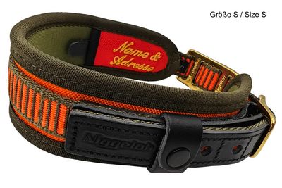 Niggeloh Halsband DeLuxe Oranje/Groen