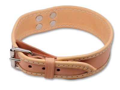 Mystique Halsband Leder Natuur Mystique Halsband Leder Natuur