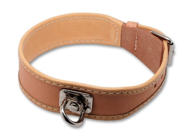 Mystique Halsband Leder Natuur