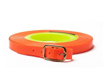 Mystique Biothane Zweetlijn 10m Oranje/Geel