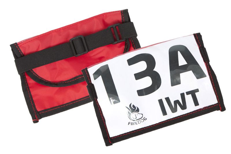 Firedog Houder Nummer Rood