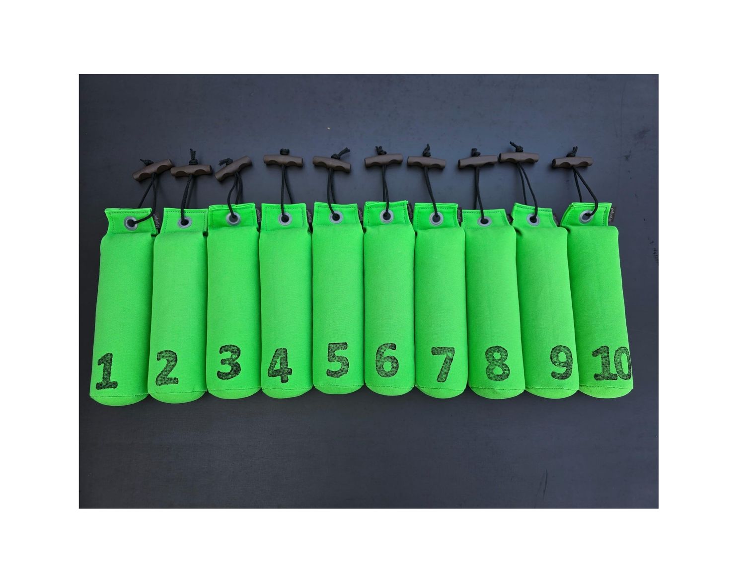 Mystique Dummy Set Genummerd 500 Gram 1 Tot 10 Neon Green Mystique Dummy Set Genummerd 500 Gram 1 Tot 10 Neon Green