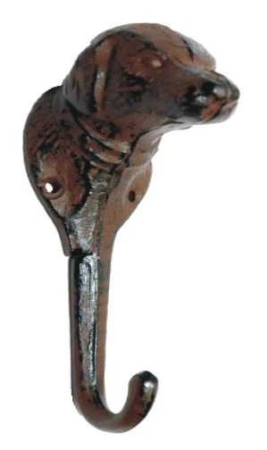 Wandhaak Hondenkop