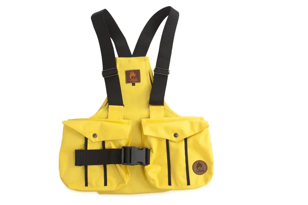 Firedog Dummyvest Trainer Canvas Geel
